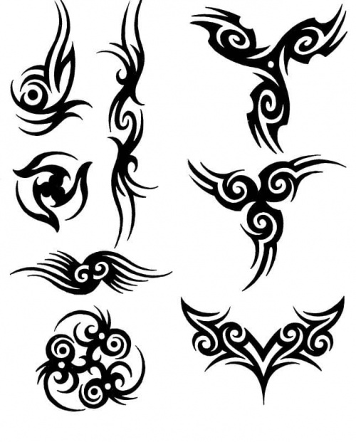 Wzory tattoo. Podobają mi się te wzory, a wam??? Tagi: tattoo