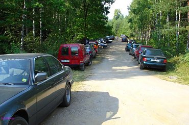 Leśny parking