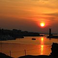 Zachód słońca - Chania Port