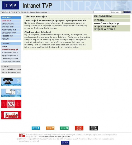 INTRANET TVP. www.forum.tvp.tv.pl