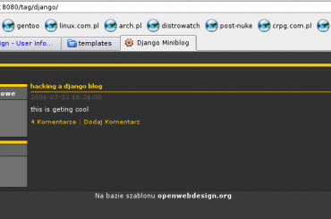 miniblog w django #PythonDjangoFramework