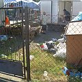 Warunki na targowisku Gmionnym w Czerwińsku /n Wisłą