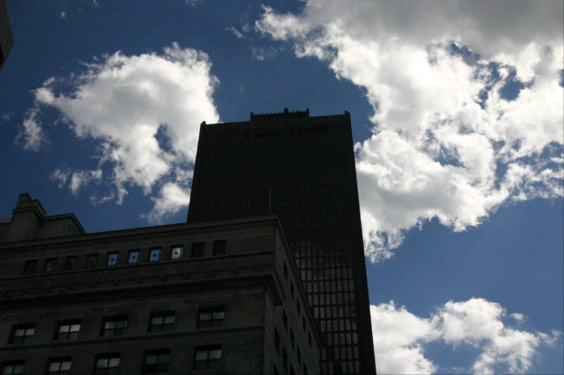#Boston #chmury #budynki #niebo