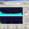 Płyta esperanza DVD+R 8x wypalona w nagrywarce Benq 1655 LS. Zrzut ekranu z programu Nero CD/DVD Speed pokazujący jakość płyty.