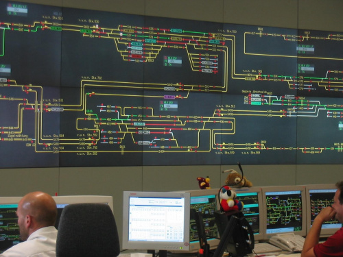 Linie kolejowe na terenie elektrowni odkrywkowych Vattenfall w Łużycach Dolnych (przy samej polskiej granicy)