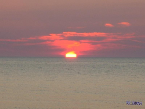 zachód słońca nad bałtykiem #morze #darłówek #Czerwiec2006