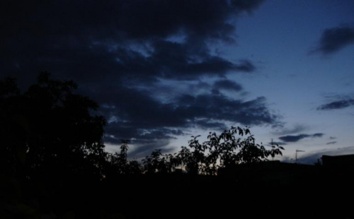 Wieczorek 2.08.06, widok z mojego okna #niebo