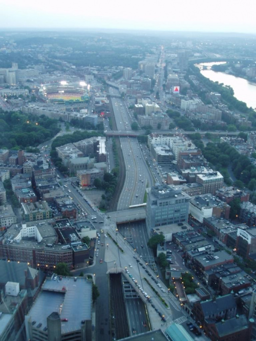 Boston w całej okazałości (widok z Prudential Tower)