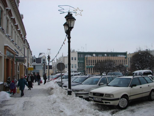 Kluczbork w zimowej szacie - Rynek #Miasto #Kluczbork
