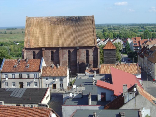 Widok na Kosciół sw. Mikołaja #Frombork