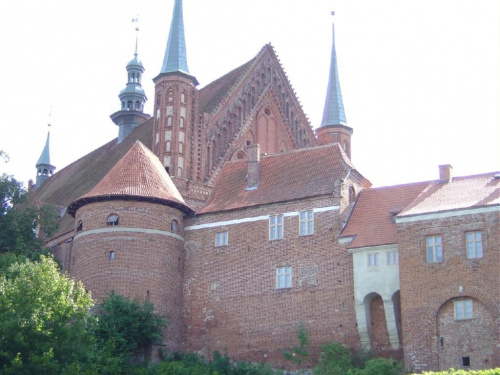 Widok na Wzgórze Katedralne od strony północno-zachodniej. #Frombork