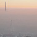 Warsaw, misty morning