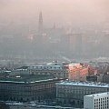 Warsaw, misty morning