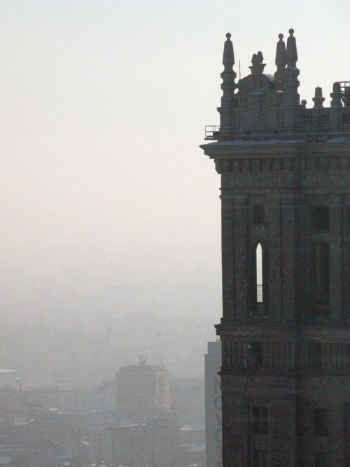 Warsaw, misty moirning