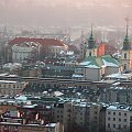 Warsaw, misty morning