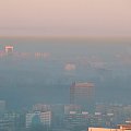 Warsaw, misty morning