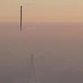 Warsaw, misty morning