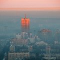 Warsaw, misty moirning
