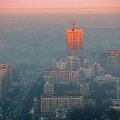 Warsaw, misty moirning