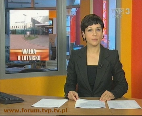 Edyta Lewandowska - Wiadomości (TVP1), Łódzkie Wiadomości Dnia (TVP3 Łódź), Takie jest życie (TVP3 Łódź). www.forum.tvp.tv.pl