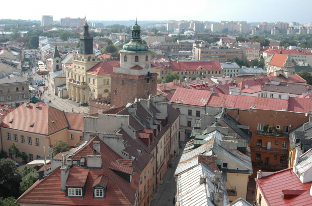 Zdjęcia Lublina z Wieży Trynitarskiej #Lublin