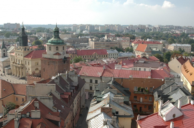 Zdjęcia Lublina z Wieży Trynitarskiej #Lublin