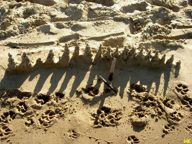 cudeńka z piasku-wspomnienia #NadMorzem
