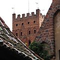 Malbork - widok wieża zamku wysokiego