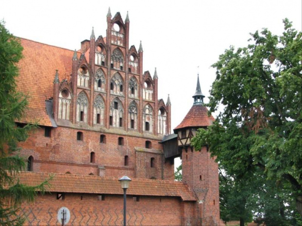 Malbork - widok architektura zamek średni