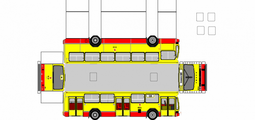#MPK #KomunikacjaMiejska #rysunek #model #autobus #paperbus #tramwaj