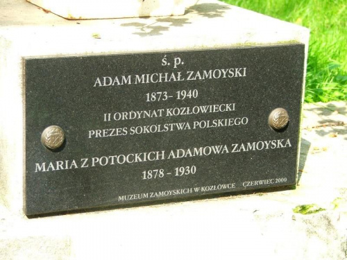Grób Adama Michała Zamoyskiego #grób #Kozłówka #muzeum