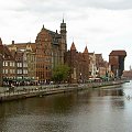 Gdańsk-nad Motława,widok na Żurawia #Gdansk #miasto #zabytki #widok