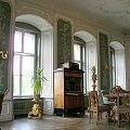Salon Zielony utrzymany jest w stylu rokoko. #Książ #Zamek #Wałbrzych