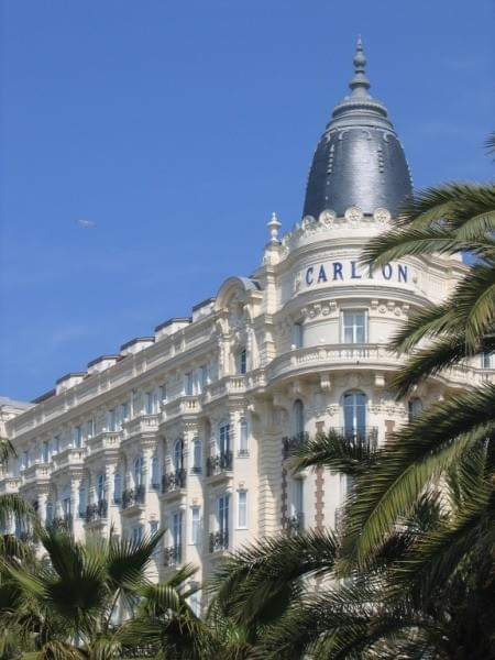 Cannes - słynne hotele (Hotel Carlton)