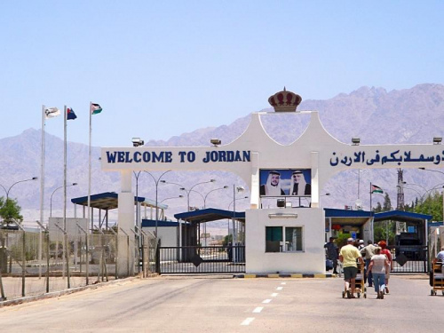 Ejlat. Przejście graniczne Izraelsko - Jordańskie
