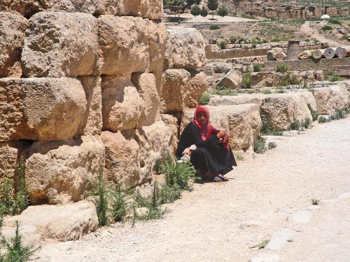 Jordania - starożuytne miasto w Jerash.