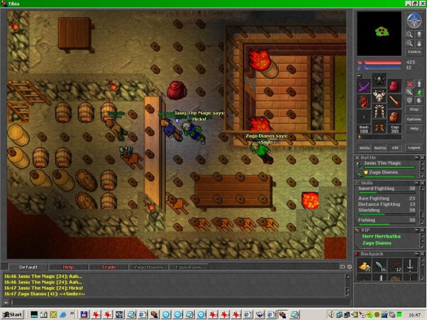 Małe (?) pijaństwo, jakie uskuteczniliśmy sobie po powrocie z przygód. ;-) #Tibia