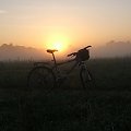 Rower o wschodzie słońca... #MojeOkolice
