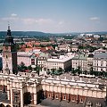 panorama z Wieży Mariackiej