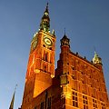 Gdańsk wieczorowa pora #Gdańsk #miasto #ratusz #wieczór #zabytki