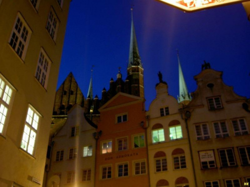 Gdańsk wieczorowa pora #Gdansk #kamieniczki #zabytki #noc