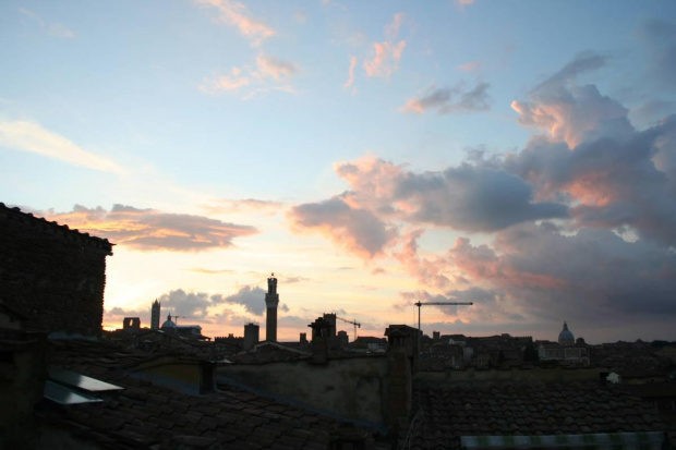 Siena - widok z balkonu