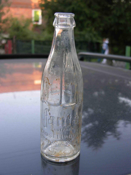 Butelka po Fancie z lat 30. #fanta #butelka