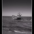 #morze #kuter #Sopot #CzarnoBiałe