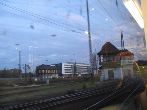 w pociągu z Berlin Schoenefeld do Liepzig #Liepzig #Berlin #Train