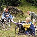 Wycieczka rowerowa Kubusia do Doliny Chochołowskiej w Tatrach.