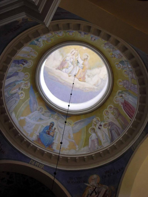 Mokobody. Sanktuarium Matki Bożej Budzieszyńskiej - kopuła