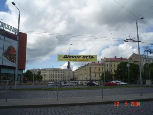 Riga (Ryga) - widoki stolicy Łotwy między 8.00 a 10.00 nad ranem