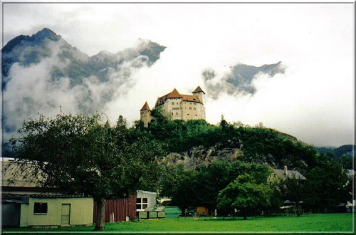 Zamek Gutenberg w Vaduz.