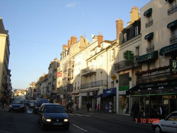 Fontainebleau - ulice w centrum